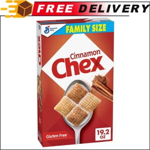 Cinnamon Chex Gluten Free Breakfast Cereal, /w Whole Grain, Family Size, 19.2 OZ - Picture 1 of 8