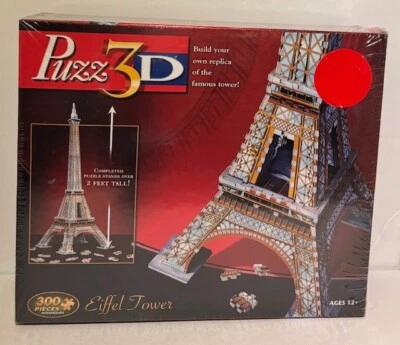 PUZZ 3D Eiffel Tower 3D Puzzle 300 pieces Intermediate Level  - Image 1 of 2