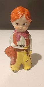Vintage Bisque Cowboy Made in Japan 4.5" Doll 1930s A271 - Picture 1 of 10