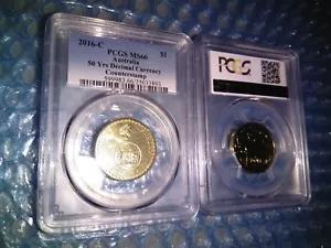 2016 MS66 One Dollar $1 Changeover Counterstamp - C Mint Mark PCGS Coin - Picture 1 of 11