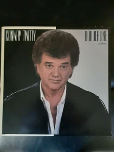 Vintage Misprint LP Record Conway Twitty Borderline 1987 MCA Records MCA-5969 - Picture 1 of 4