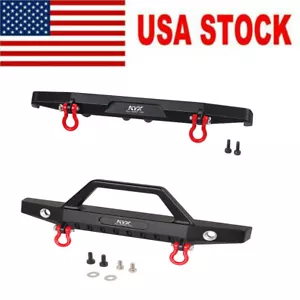 Metal Front & Rear Bumper For Traxxas 1/18 TRX4M Chevrolet K10 High Trail Parts - Picture 1 of 12