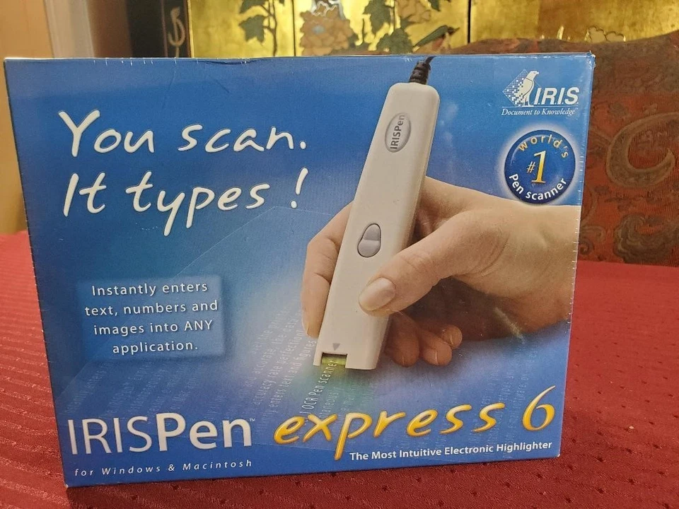 Iris Pen Express 6 Handheld Scanner For PC / Mac NEW Sealed! - Image 1 of 4