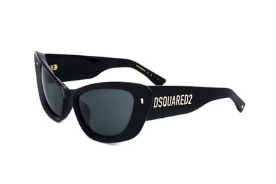 Occhiali da Sole Dsquared2 D2 0118/S 807 BLACK 57/19/130 Donna - Imagen 1 de 4