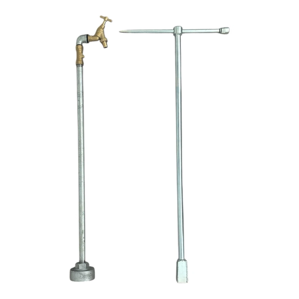 Standpipe With Zinc Plated Hydrant Key & Bar Set, Contractor Standpipe And Key - Image 1 of 4