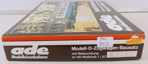 ADE, Bausatz ( vormontiert ), Personenwagen - Rheingold blau/creme ( PW 952 ) - Bild 1 von 4