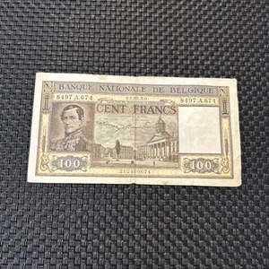 Belgium- 100 Francs- 1950 - Picture 1 of 6
