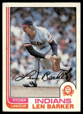 1981 O-Pee-Chee Len Barker Cleveland Indians #2 - Image 1 of 2