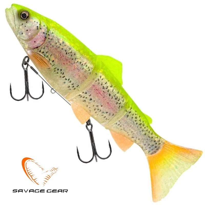 Savage Gear 3D Line Thru Trout Swim Bait 20cm 93g Slow Sink Lemon Trout - Pike - Image 1 of 1