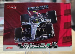 2024 Topps Paddock Pass Formula 1 Car Red Foil #36 Lewis Hamilton Mercedes - Picture 1 of 2
