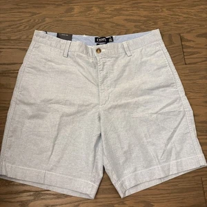 NWT CHAPS Stretch Mens Blue Shorts 100% Cotton Size 36 9 inch Msrp $55 Preppy - Picture 1 of 12