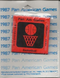 1987 Pan American Games - basketball pin - Picture 1 of 3