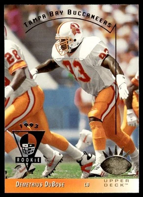 1993 SP Demetrius DuBose Rookie Tampa Bay Buccaneers #256 - Image 1 of 2