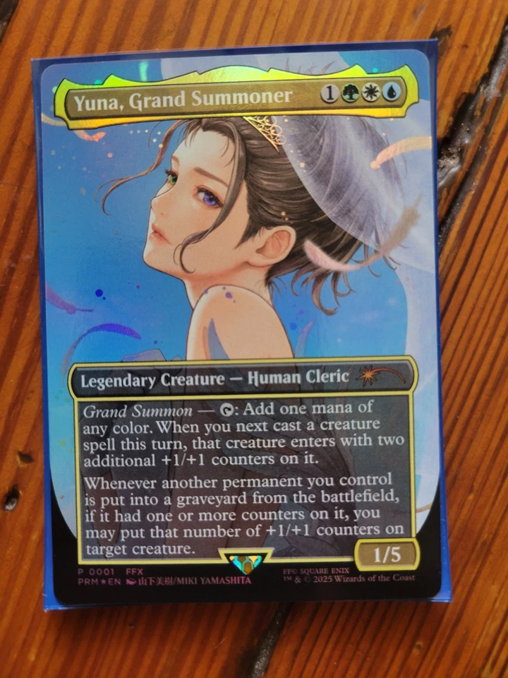 MTG Final Fantasy Yuna, Grand Summoner foil promo! - Image 1 of 1