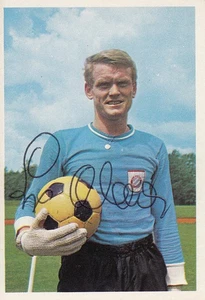 Vintage SIGNED BERGMANN 1966 Trading Card SEPP MAIER BAYERN MUNICH - Picture 1 of 1