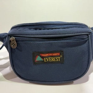 Vintage Everest Fanny Pack Waist Belt 5 Pocket Hiking Outdoors Camping Gorpcore - Picture 1 of 12