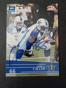 Donruss 2008 firmado por Jeff Chase - Dallas Desperados, TAMUK - autografiado - Imagen 1 de 1