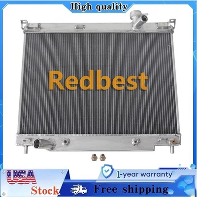 Aluminum 3Row Radiator For 2002-2009 Chevy Trailblazer GMC Envoy XL XUV 4.2L I6 - Imagem 1 de 4