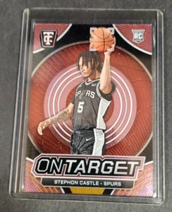 2024-25 Totally Certified #24 Stephon Castle On-Target Pink Rookie #162/199 - Picture 1 of 2