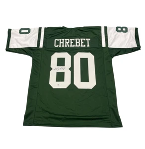 Wayne Chrebet Signed New York Jets Custom Jersey Beckett Witness BAS COA - Picture 1 of 3