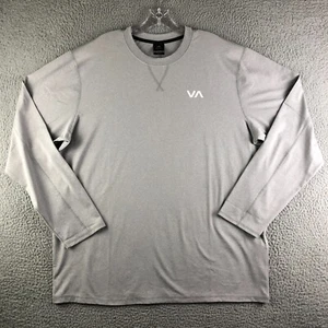 RVCA C-ABLE Crewneck Pullover Herren 2XL Grau Shirt Langarm - Bild 1 von 10