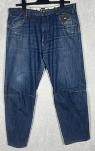 One True Saxon men's Blue Jeans - 6-Pocket Design - Size W36 L32 - Picture 1 of 16
