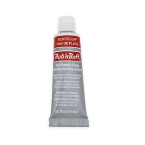 Amaco Rub'N Buff, hoja plateada - Imagen 1 de 3