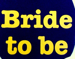 BRIDE TO BE ferro da stiro su trasferimenti 2 PER PREZZO DI UNO -stampa per matrimonio addio al nubilato - Foto 1 di 1
