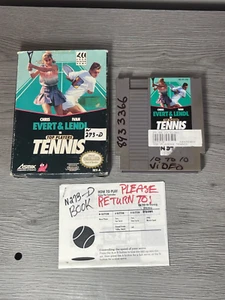 Chris Evert & Ivan Lendl in Top Players' Tennis (NES, 1989) - Ex-Rental - Picture 1 of 20