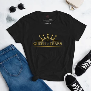 Queen of Tears Women's Fashion T-shirt | Four-Leaf Clovers Crown | KDRAMA - Picture 1 of 14