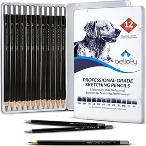 Drawing Pencils For Artists | Art Pencils For Drawing And Shading | 9B-H Sketchi - Picture 1 of 8