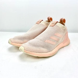 Adidas Rapidarun Ll Knit Slip On Sneakers Shoes Casual Pink Womens Sz 6.5 G27499 - Picture 1 of 10