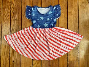 4th of July Twirly Girl Dress - Picture 1 of 1