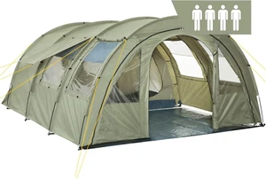 Tenda a Tunnel Tenda Multipla per 4 Persone | Enorme Vestibolo, 5000 Mm Di Colon - Foto 1 di 12