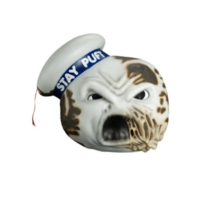 Toasted Stay Puft Marshmallow Man Mask - Trick or Treat - Costume Accessory - Image 1 of 3