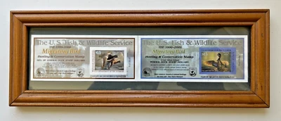 US Fish Wildlife Service Migratory Bird  Duck Stamp 1999-2000 2000-2001 - Image 1 of 4