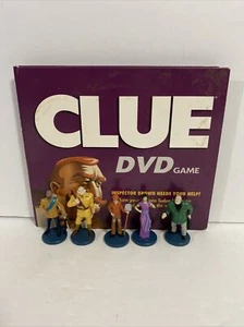 2006 Clue DVD Board Game Character Replacement Pawns Pieces & DVD - Picture 1 of 3