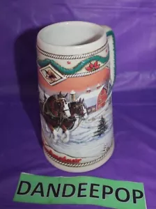 Anheuser Busch Budweiser American Homestead Beer Stein Drinkware 1996 Ceramarte - Picture 1 of 6