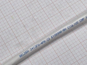 Cable de red blindado Belden 2413FS 23/4P CAT6+ F/UTP DataTwist CMP blanco/50 pies - Imagen 1 de 10