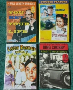 KAUFEN 1 ERHALTEN 4 Groucho Marx Shirley Temple U Bet Your Life Lil Rascals Bing Crosby - Bild 1 von 3