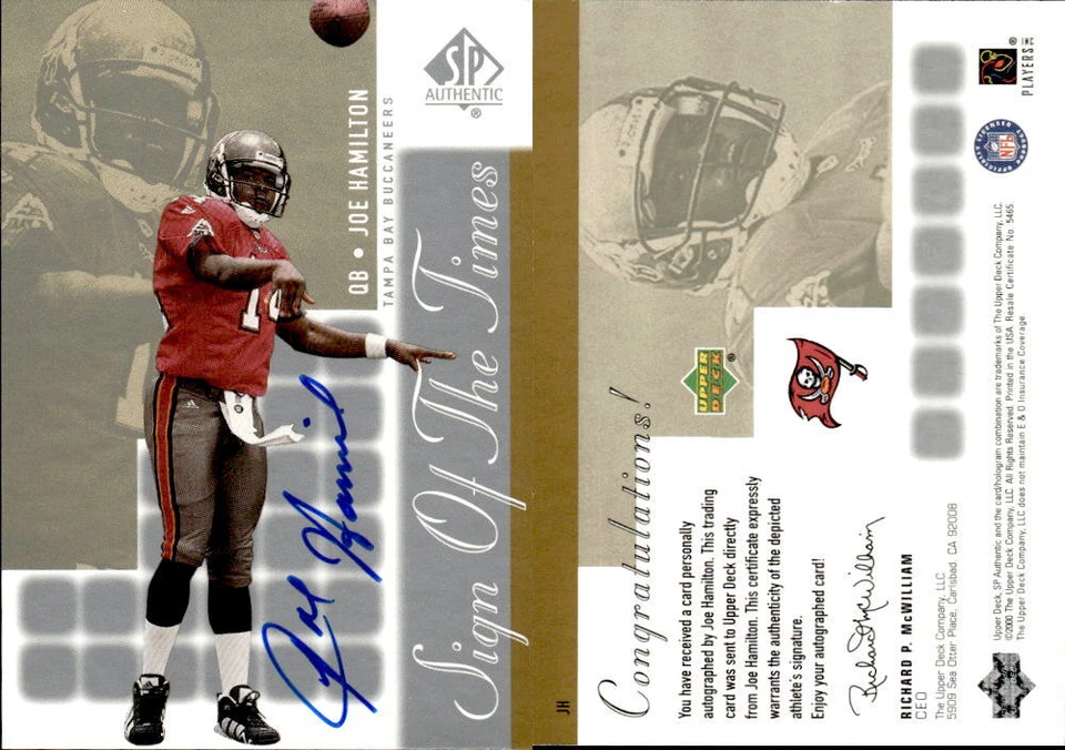 2000 SP Authentic Sign of the Times #JH Joe Hamilton - Image 1 of 1