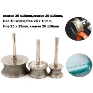 1pc Schleifscheibe Glas Schleifmittel Konkaver Diamant Schleifen Perlen Armband  - Bild 1 von 13