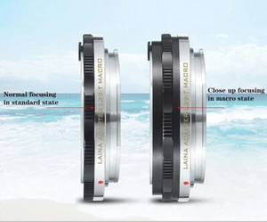 Adattatore macro regolabile LAINA L39-T per obiettivo Voigtlander Leica L39 a Leica T - Foto 1 di 5