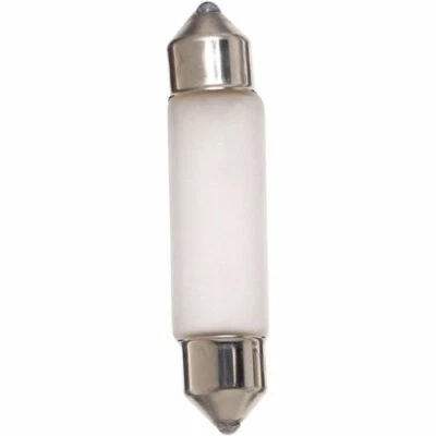 Satco S6989 5W 12V T3.25 Frost SV8.5-8 Festoon Festoon Xenon Miniatures Lamps - Image 1 of 3