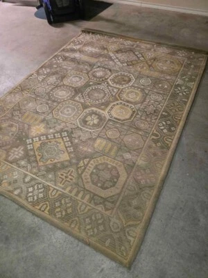 Alfombra Threshold Brand 5 x 7 - Usada - Dorada/Amarilla/Multi Foto 1 de 3