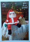 King Cole - Father Christmas Knitted Toy -  Knitting Pattern