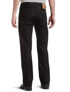 Levi's Men's 501 Original Fit Jeans Polished Black 34W x 30L 005010638 - Picture 1 of 1