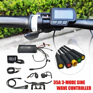 35A 36V-52V 1000W-1500W Ebike LCD 3-mode Sine Wave Controller Throttle brake Kit - Picture 1 of 12