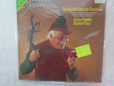 THE WORLD'S FAVORITE OVERTURES by ARTHUR FIEDLER &  BOSTON POPS RCA SEALED - Image 1 of 2