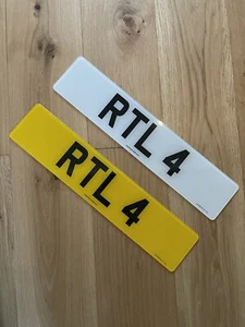 RTL 4  As Is. Registration Number personal Cherished Private Plate Richard Ron - Picture 1 of 4